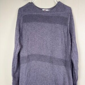 Vineyard Vines Women's Purple Cashmere Blend Sweater Dress Size L Long Sleeve